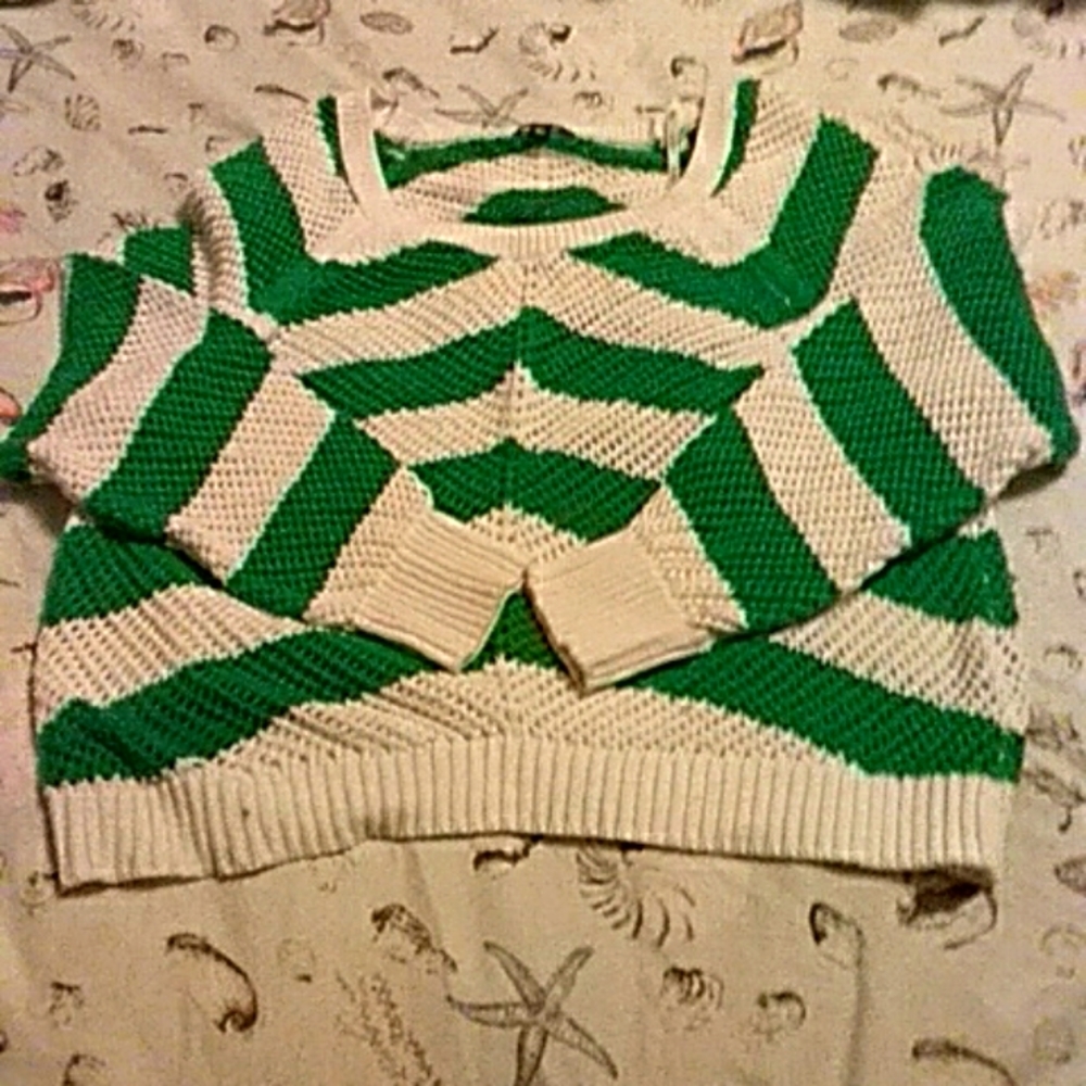 XOXO crochet knitted sweater